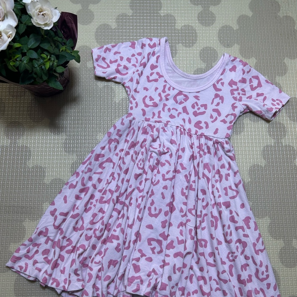 👶 Kyte BABY Lavender Animal print Dress -Kindness Shop
